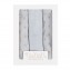 Set 3 pz Mussola Nanan All Over Lettering 80 x 80 cm Azzurro