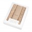 Set 3 pz Mussola Nanan All Over Lettering 80 x 80 cm Beige