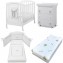 Set Erbesi Bubu Bianco Grigio
