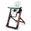Seggiolone Peg Perego Siesta Wood Bianco - Speciale Eco-Pelle