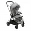 Trio Chicco One4Ever Light Silverleaf con 2 Sedute evolutive e Seggiolino Kory i-Size Black Portata 22 Kg