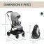 Passeggino Chicco One4Ever Lounge Sparkle Grey