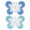 Succhietto Chicco Physio Comfort Silicone 2pz Blu Celeste 6-16m