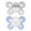 Succhietto Chicco Physio Comfort Silicone 2pz Beige Celeste 0-6m