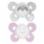 Succhietto Chicco Physio Comfort Silicone 2pz Beige Rosa 0-6m