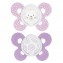 Succhietto Chicco Physio Comfort Silicone 2pz Rosa Lilla 6-16m