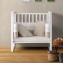 Lettino Evolutivo Co-Sleeping Pali Transformer Bianco (Trasformabile da Culla a Lettino a Divanetto a Poltroncina a Montessoriano + 2 Materassi + Piumone Paracolpi Menta)
