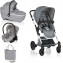 Trio Brevi Presto City Reversibile Grigio Melange 077 con Passeggino 652