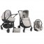 Trio Cam Combi Tris 900-Beige i-Size con orsetto ricamato Reversibile