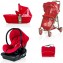 Trio Brevi Crystal Modular System Rosso Geranio