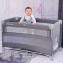 Lettino da Viaggio Co-Sleeping Lorelli UP and DOWN Cool Grey