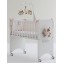 Lettino Co-Sleeping Nanan Puccio Rosa con Materasso + Completo Piumone