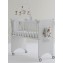 Lettino Co-Sleeping Nanan Puccio Azzurro con Materasso + Completo Piumone